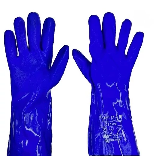 دستکش ضد اسید ساق بلند