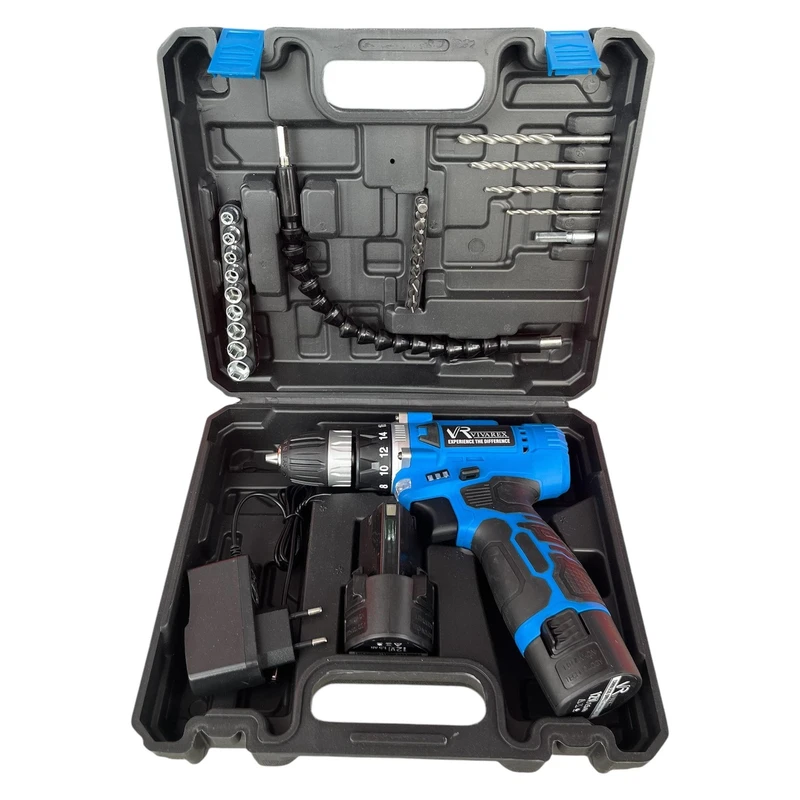 دریل پیچگوشتی شارژی 12 ولت دو باتری ویوارکس مدل VR1210V-22A